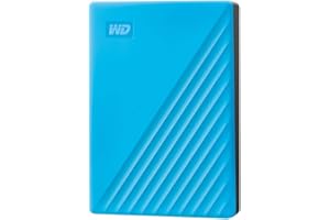 WD 4TB My Passport Hard Disk Esterno Portatile, USB 3.2 Gen 1/USB 3.0, Protezion con password, Software per la gestion e il backup, Formatto per Windows, ChromeOS and MacOS, Blu