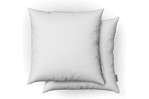 miasuite i sogni italiani Set di 2 Cuscini 50x50, Imbottitura per cuscini - Cuscino da Interno, Cuscino Bianco da Arredo