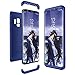 Produktbild Samsung Galaxy S9 Hülle, CE-Link Hardcase 3 in 1 Handyhülle Ultra Dünn Hartschale 360 Grad Full Body Schutz 3 Teilig Styliche Handytasche Backcover Schutzhülle Anti-Kratzer Elegant Stoßfest Hart PC Skin Rückdeckel Glatte Bumper - Blau