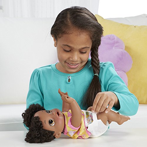 Baby Alive Doll Baby Alive Baby Go Bye Bye (African American) Talks English & Spanish
