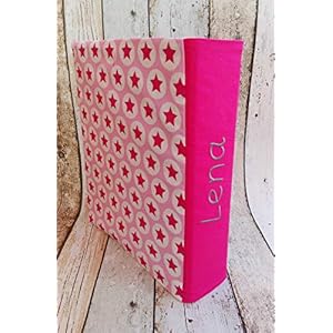 Ordnerhülle Portfolio Hülle Kindergartenhülle DIN A4, 100% Baumwolle