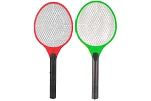 PLUS HOME Raqueta ELÉCTRICA Mata Insectos Elimina de Forma rápida y eficaz Moscas y Mosquitos.1 Raqueta Color Aleatorio
