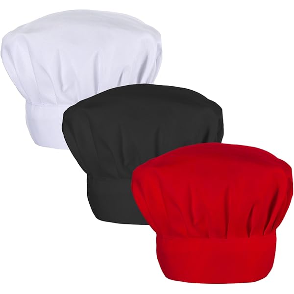 Koksmuts - Unisex - One Size - Wit - Polyester/Katoen - Chef Works - A963