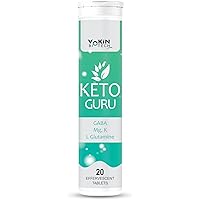 Vokin Biotech Keto Guru Dietary Supplement Effervescent Water Soluble 20 Tablets