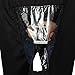 LuckyFine Salon Professional Waterproof Hair Cut Cape Gown Barbers Hairdressing For Phone Transparent Viewing Window Black 128x130 cm