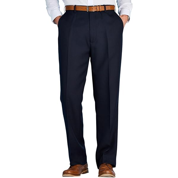 Farah Men's Hidden Stretch Waistband Trousers Stylish Comfort