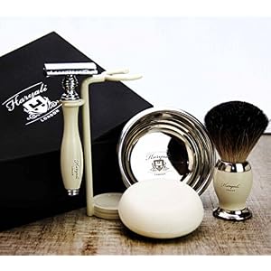 Haryali London Shaving Kit – 5 Pc Shaving Kit – Double Edge Safety Razor - Best Badger Badger Shaving Brush – Shaving… - Image 2