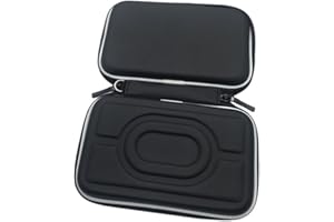 GGZONE Housse de transport rigide en EVA avec dragonne de rechange pour Gameboy Advance GBA Gameboy Color GBC (Noir)