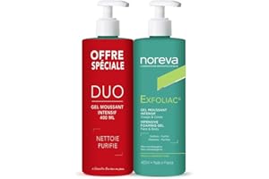 Noreva Exfoliac Gel Moussant Intensif Lot de 2 x 400 ml