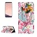 Produktbild Für Samsung 5,8 Zoll Fall, Für Samsung Galaxy S8 Gloss Öl geprägte Wolf Muster Horizontal Flip Ledertasche mit Halter & Kartensteckplätze & Brieftasche & Bilderrahmen (5,8 Zoll) ( SKU : Sas4982f )
