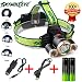 Produktbild Taschenlampe, BBring 4Modes 9000Lm 3X XML T6 + 2R5 LED Scheinwerfer-Kopf-helle Fackel USB-18650 + Auto-Aufladeeinheit