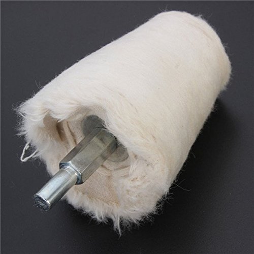 Yongse 50mm Kegel Buff Polieren Schwabbelscheibe Flanell Polierscheibe Schleifwerkzeug