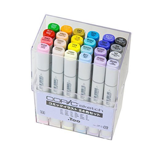 Demasiado Copic Sketch Comic ilustraciones Color 24 piezas