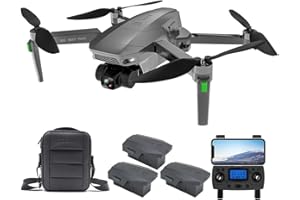 TEEGGI ZLL SG907 MAX GPS Drone con Cámara 4K HD, Cardán Mecánico de 3 Ejes, 25 Minutos de Vuelo, 5.8Ghz WiFi FPV Dron Adultos, Profesional Quadcopter (3 Pilas)