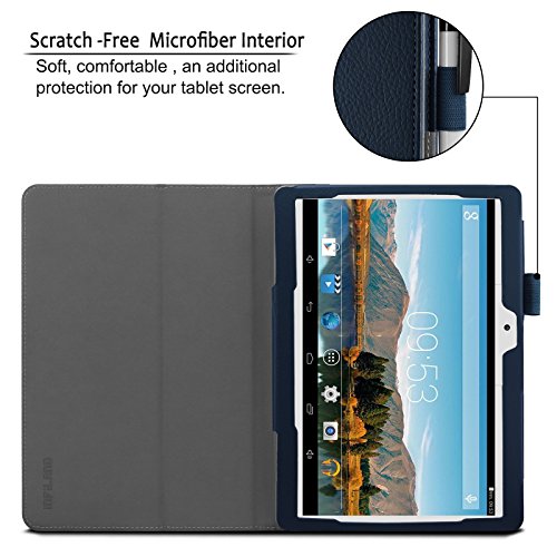 Artizlee 10 Zoll Tablet PC ATL-21 Hülle Case- Infiland Slim Fit Folio PU-lederne dünne Kunstleder Schutzhülle Cover Tasche für 10.1″ Android Tablet-PC Inklusive Artizlee 10 Zoll (10.1″) Tablet PC ATL-211024×600, WEW-1 10,1″ Zoll Pad Tablet PC, 2016 Newest DHL Metal Tablet PC ( Überprüfen Sie bitte die Details der kompatibelen Tablet-Modell-Liste in Produktbeschreibung)(Dunkleblau) - 5