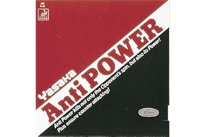 Yasaka Anti Power Table Tennis Rubber (Black, 2.0mm)