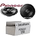 Produktbild Peugeot 206 - Lautsprecher Boxen Pioneer TS-G1720F - 16cm 2-Wege Koax Koaxiallautsprecher Auto Einbausatz - Einbauset