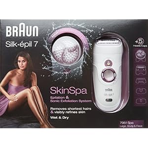 Braun Silk-épil 7 Skin Spa Wet and Dry Cordless Epilator and Sonic Exfoliation Brush - Image 5