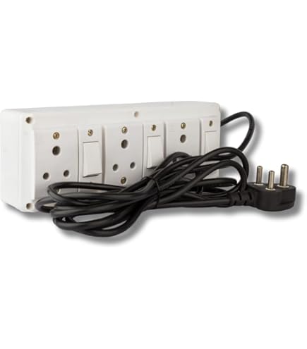 WHATWEWANT WWW_EXTENSIONTABLE｛WN｝ Cordnet Premium Extension BoardWIth White Three Socket Three