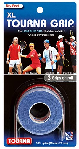 Tourna Grip XL Overgrip de Tenis, Azul