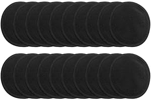 DHKFXKT Organic Bamboo Nursing Pads, 20 Pcs Reusable Nursing Pads, Soft, Absorbent, Hypoallergenic, Eco Pads for Breastfeeding, for Breastfeeding Moms, Ultra-Absorbent Breastfeeding Nipple Pad