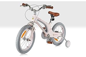 BEEHIVE TOYS & GIFTS Beehive 16" Pink Vintage/Retro Children's Bicycle with Stabilisers and Bell for kids aged 4-7