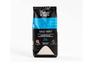 RISERVA DEL MARE Sel Marin Intégral de Trapani – Artisanal, Sicilien, Presidio Slow Food – Grain Fin, Naturel et Non Raffiné (1 kg)