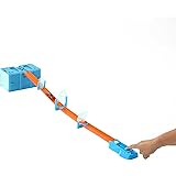 Hot Wheels® Track Set with 1 Hot Wheels® Car, Ice-Themed Track Building Set with 10 Track Pieces in a Modular and Stackable