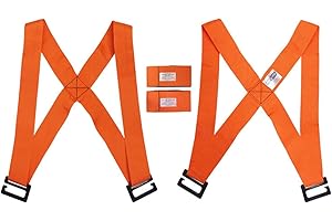 Thapncow Tragegurte Umzug 2 Personen, Tragegurte für möbelpacker Gurte für Material Transport, Möbel Tragegurt für den Sicheren Transport von Möbeln, Haushaltsgeräten und Anderen Gegenständen
