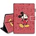 Produktbild DC Faner iPad Pro 11 2018 Hülle mit Stifthalter – leicht, weiche PU-Lederhülle und Ständer, stoßfest, Multi-Winkel-Ansicht – Retro Mickey
