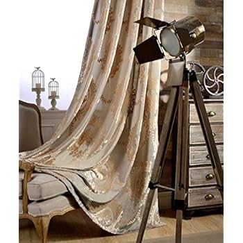 Amazon.de: adaada 2er-Set Europäische Moderne Elegante Vorhänge für