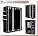 Produktbild Kleiderschrank, Vlies, 'Storage', 110 x 46 x 175 cm – schwarz