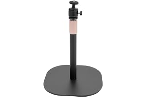 MINRS Projektorstativ, 65–120 cm, höjdjusterbar 360° vridbar projektorstativ, projektor, golvstativ med universell 1/4 gänga