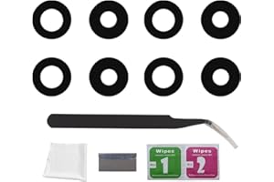 Eonpam 2er-Pack Kamera Glas für Samsung Galaxy M33 5G / Galaxy M53 5G Original Rückseite Kamera Linse Glas Ersatz HD Kameraschutz Camera Glass + Reparatur Set