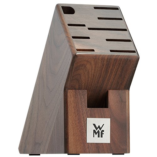 WMF Messerblock unbestückt leer ohne Messer Walnussholz dunkel
