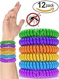 Verpackung: 12 x Stechmückenvertreiber Armbänder für Kinder und Erwachsene