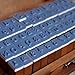 BeautyLife Pack of 70pcs Rubber Stamps Set Vintage Wooden Box Case Alphabet Letters Number Craft (No Ink Pad Included)