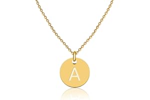 GD GOOD.designs EST. 2015 Collares para mujer con colgante iniciale oro I Collar letra - Longitud 40+5 cm - Cadena chapada en Oro 18k