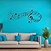 Produktbild VIOYO Wandaufkleber Musik Songs Sound Notes Melody Wandtattoo Schlafzimmer Büro Dekor Abnehmbare Musik Aufkleber
