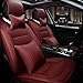 Produktbild GAOFEI Universal Automotive Auto Sitzbezüge PU Leder 5-Sitze Auto Sitzbezug Kissen Vorderseite hinten Sitzbezug für Full Set , red