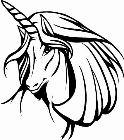 Unicorn Wall/Car Sticker/Decal Available in a choice of colours By Mayzie Designs®