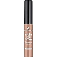 essence cosmetics make me BROW eyebrow gel mascara, Augenbrauen, mit Füllfasern, Nr. 01 blondy brows, nude, vegan, Mikroplast
