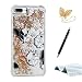 Produktbild TOUCASA iPhone 8 Plus Handyhülle,iPhone 7 Plus Hülle, Transparent Flüssig Bewegende Treibsand Silikon TPU,Ultra Dünn Kratzfestes Schutzhülle Flüssig Hülle für iPhone 8 Plus/iPhone 7 Plus(Dalmatiner)