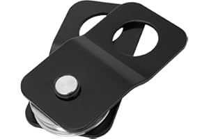 MorNon 4T Umlenkrolle Schwenken Rolle Umlenkrolle Hebekran Drehhaken Umlenkrolle Werkstatt Forstwirtschaft Forstwinde Schwere Winde Greifrolle