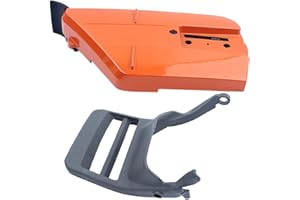 Gubeter - Kit de protección de Mano para Cubierta Lateral de piñón de Embrague, para Husqvarna 372 371 365 365X-Torq 362 362Xp 372Xp 570 575Xp 576Xp Piezas de Motosierra, 503764903, 537033501