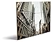 Produktbild City, qualitatives MDF-Holzbild im Drei-Brett-Design mit hochwertigem und ökologischem UV-Druck Format: 80x60cm, hervorragend als Wanddekoration für Ihr Büro oder Zimmer, ein Hingucker, kein Leinwand-Bild oder Gemälde