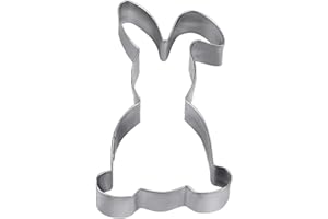 PANSIBY , 1 Stück Groß Ostern Ausstecher Osterhasen, Keksausstecher Backform Plätzchen, sichere, Ausstechformen Hase für Ostern Party, DIY Backen