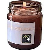 210 ml Pa&ccedil;uli ve rosemary Kokulu Kavanoz Mum