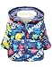 KKia Baby Boys Girls Cartoon Printed Hooded Outerwear Warm Jacket Coat