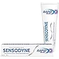 Sensodyne Toothpaste: Rapid Relief Sensitive Toothpaste for fast relief, Dentist Recommended Brand, 80gm